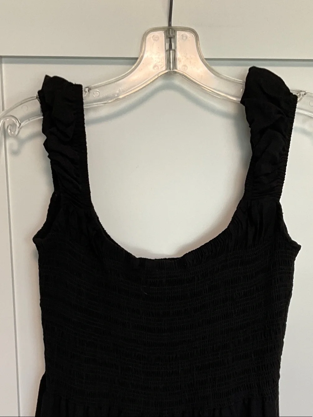 Moon River Black Sleeveless Maxi Dress